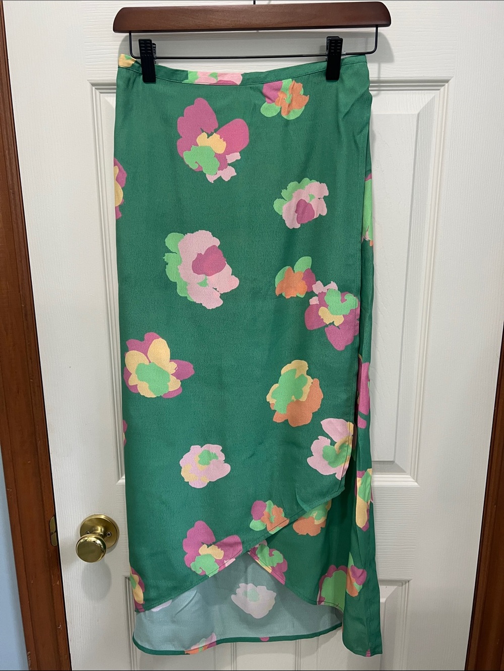 Pure Collection Green Floral skirt, Sz 6